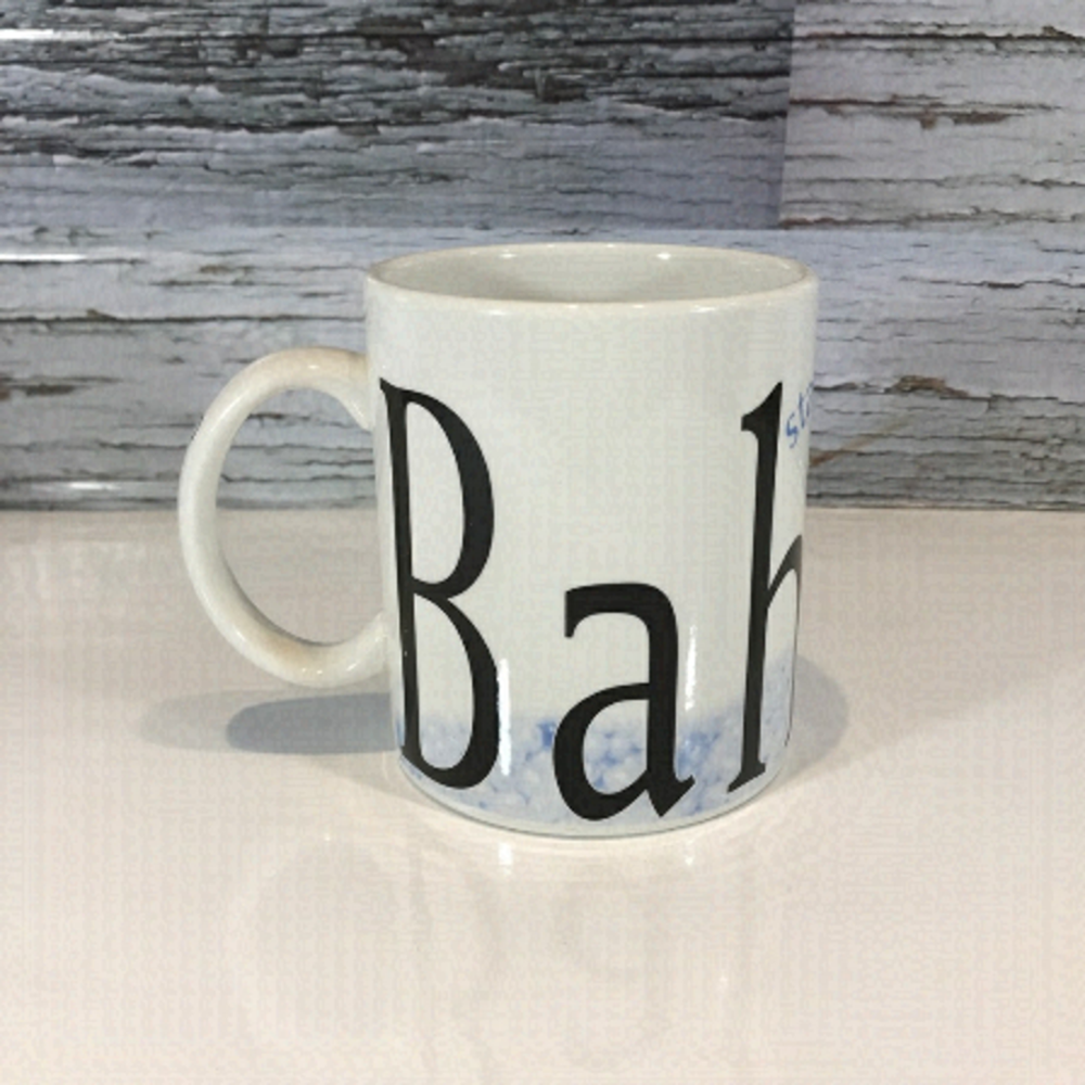 Starbucks Coffee Mug Bahrain City Tea Cup Logo Collectible Collector Series 2002